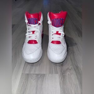 Nike Kids  Air Force 180 Red and White Sneakers